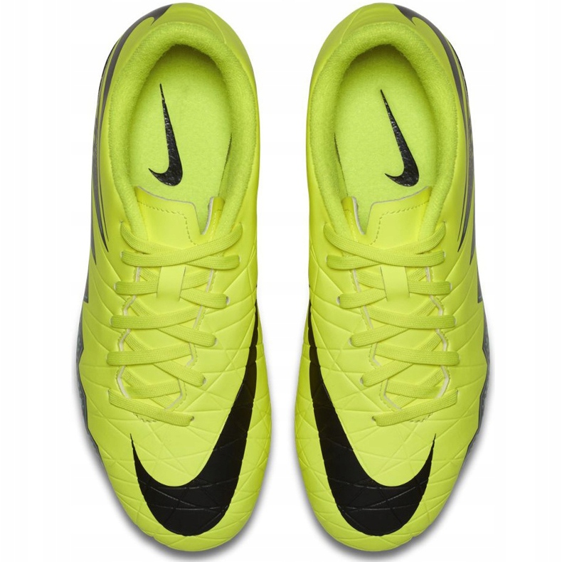 Chuteiras Nike Hypervenom Phelon Ii Fg Jr 744943 703 amarelo 1