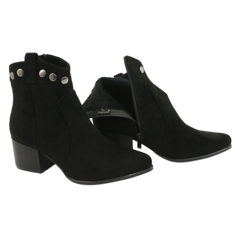 Botas pretas Sergio Leone BT617 preto 4