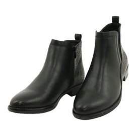 Botas Chelsea Botas pretas Sergio Leone BT558 preto 2