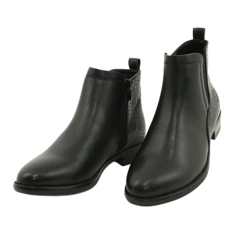 Botas Chelsea Botas pretas Sergio Leone BT558 preto 2