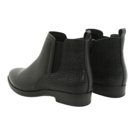 Botas Chelsea Botas pretas Sergio Leone BT558 preto 3