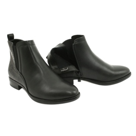 Botas Chelsea Botas pretas Sergio Leone BT558 preto 5