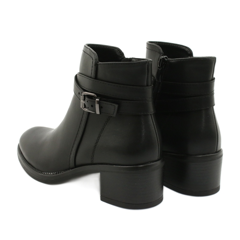 Botas decoradas com listras Sergio Leone BT616 preto 3