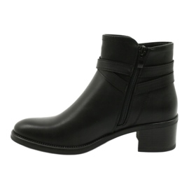 Botas decoradas com listras Sergio Leone BT616 preto 1