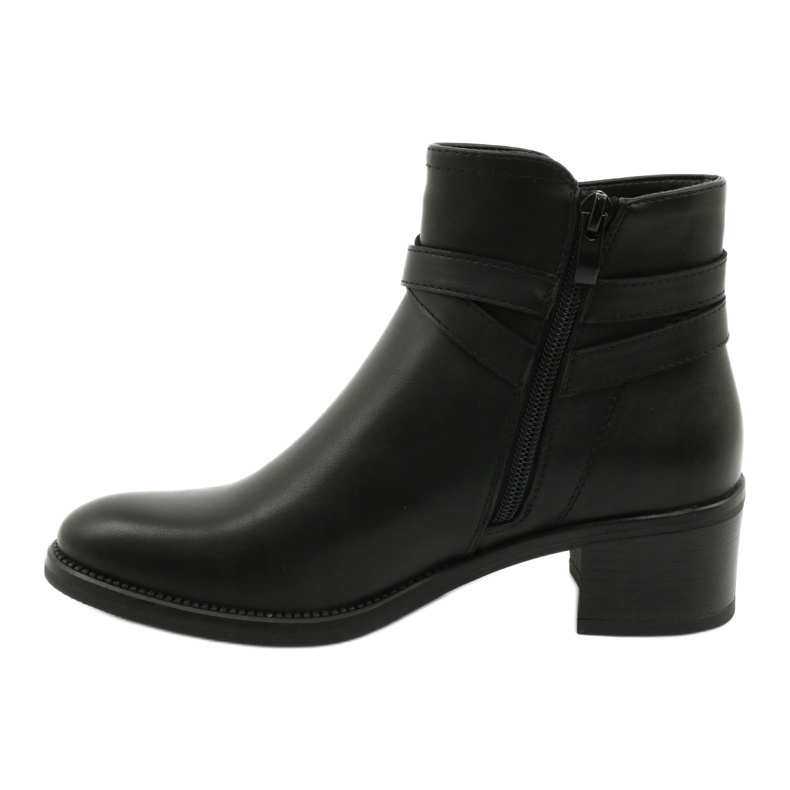 Botas decoradas com listras Sergio Leone BT616 preto 1
