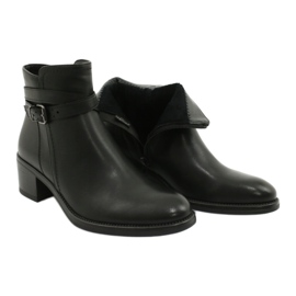 Botas decoradas com listras Sergio Leone BT616 preto 4