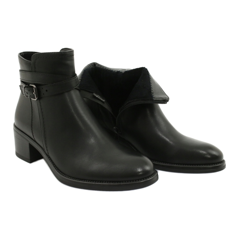 Botas decoradas com listras Sergio Leone BT616 preto 4