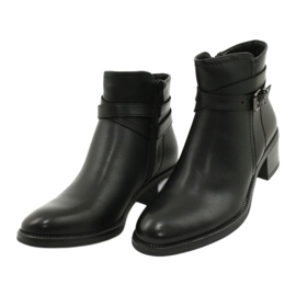 Botas decoradas com listras Sergio Leone BT616 preto 2