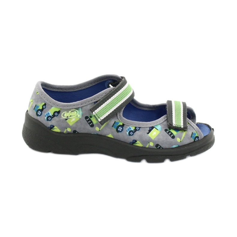 Calçados infantis Befado 969X155 cinza 1