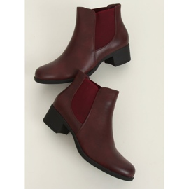 Botas de vinho maroon 8B875 para mulheres vermelho 1