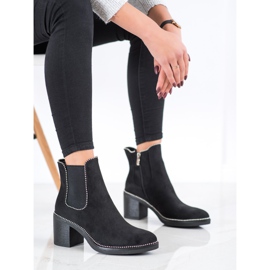 Bella Star Botas Chelsea Decoradas preto 2