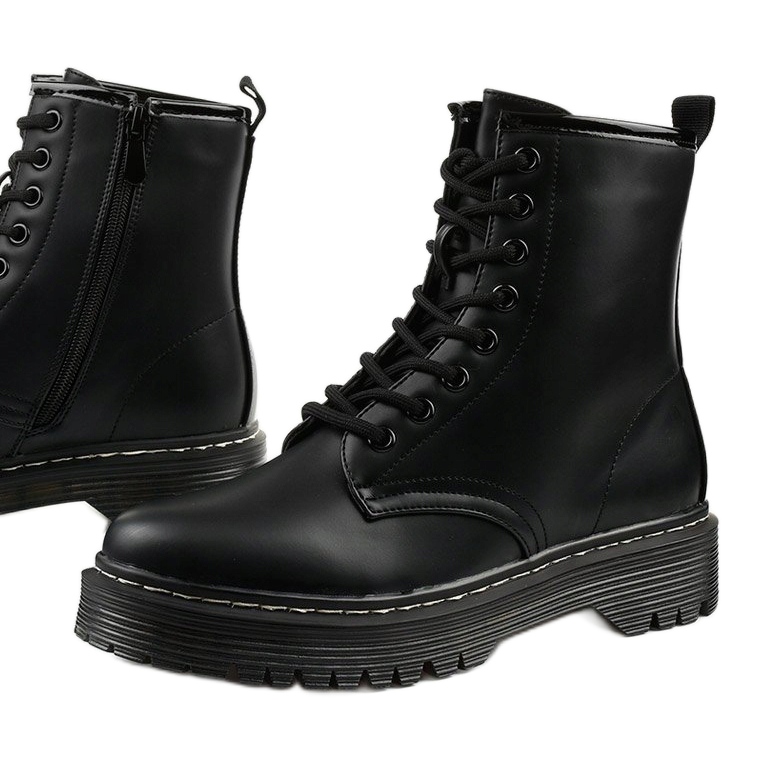 Botas pretas de Dalry preto 1 Botas pretas de Dalry preto 1