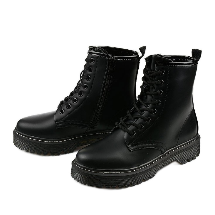 Botas pretas de Dalry preto 2 Botas pretas de Dalry preto 2