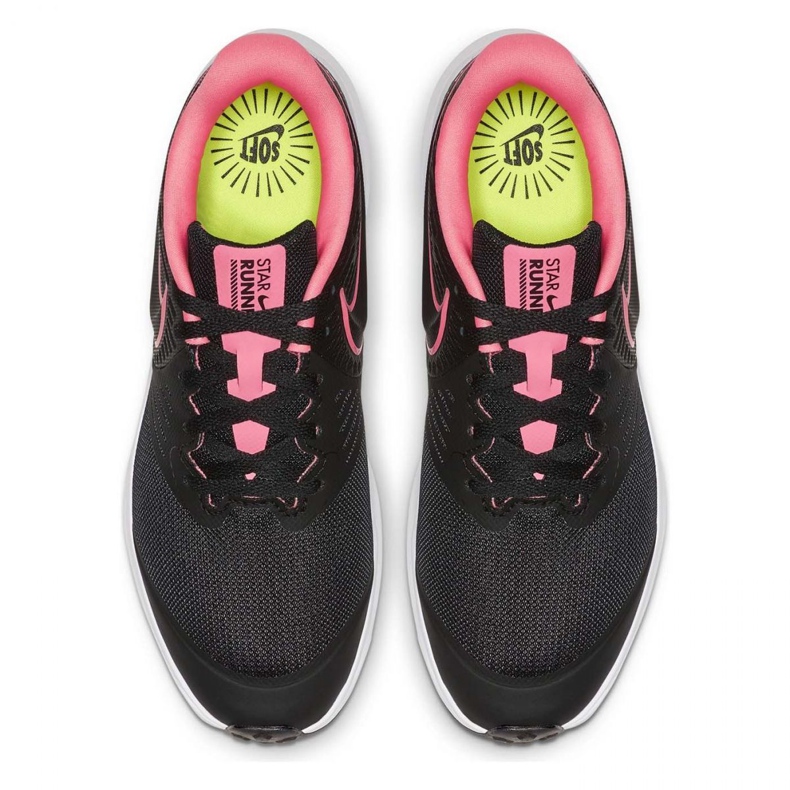 Tênis Nike Star Runner 2 Jr AQ3542 002 preto rosa 1
