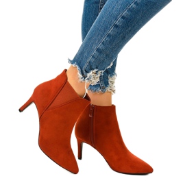 Botins vermelhos com elástico Pattera 1