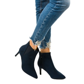 Botins azul marinho com elástico Patter 1