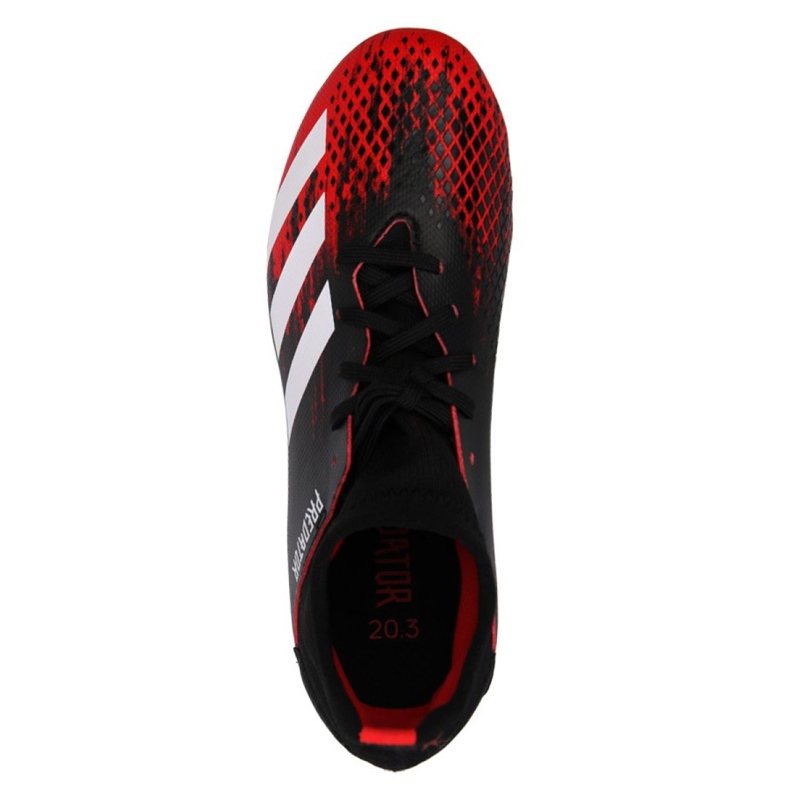Chuteiras Adidas Predator 20.3 Fg Jr EF1930 vermelho 3