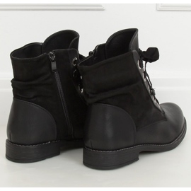 Botas pretas com cordões 3103 Pretas preto 2