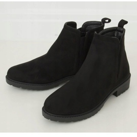 Botas pretas Chelsea para mulheres JB044 pretas preto 2