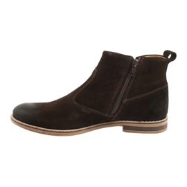 Botas masculinas Riko Botas Jodhpur 859 castanhas marrom 1