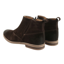 Botas masculinas Riko Botas Jodhpur 859 castanhas marrom 3