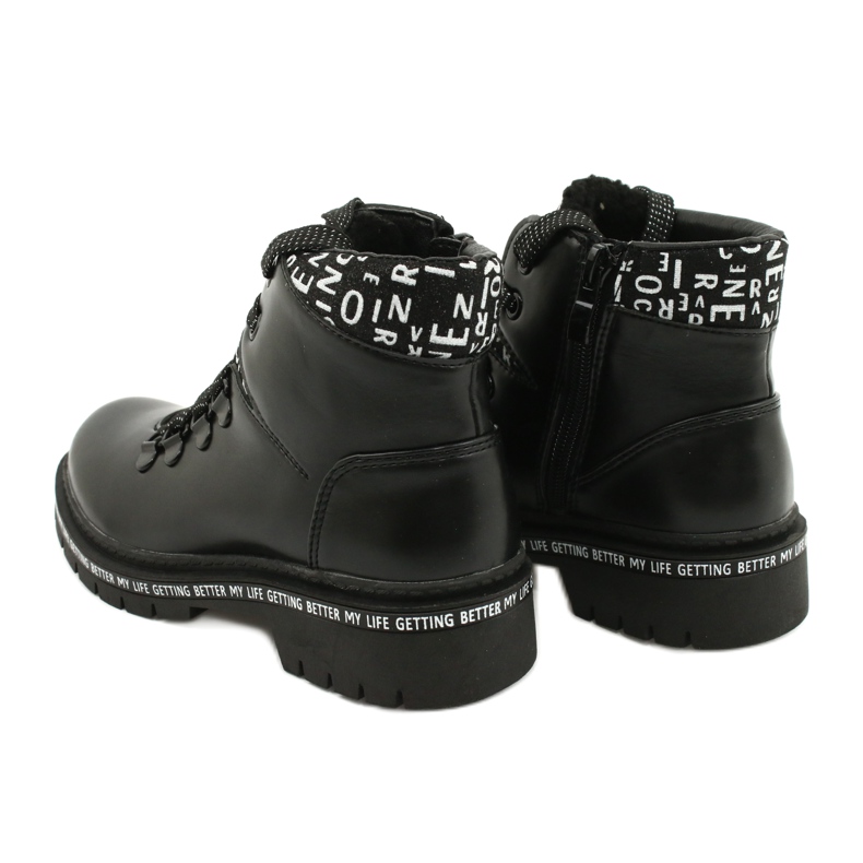 Imprimir Fashionable Black Boots Evento 20DZ60-3232 branco preto 3