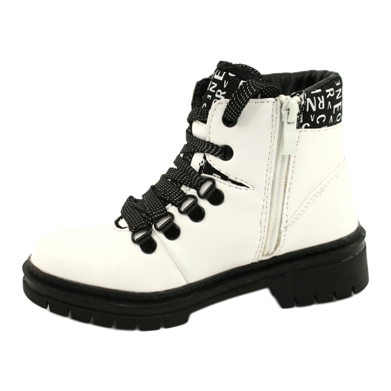 Imprimir Botas brancas na moda Evento 20DZ60-3232 branco preto 1