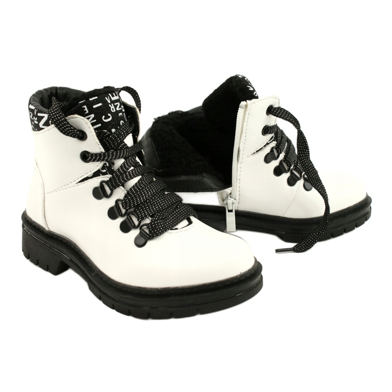Imprimir Botas brancas na moda Evento 20DZ60-3232 branco preto 4