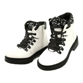 Imprimir Botas brancas na moda Evento 20DZ60-3232 branco preto 2