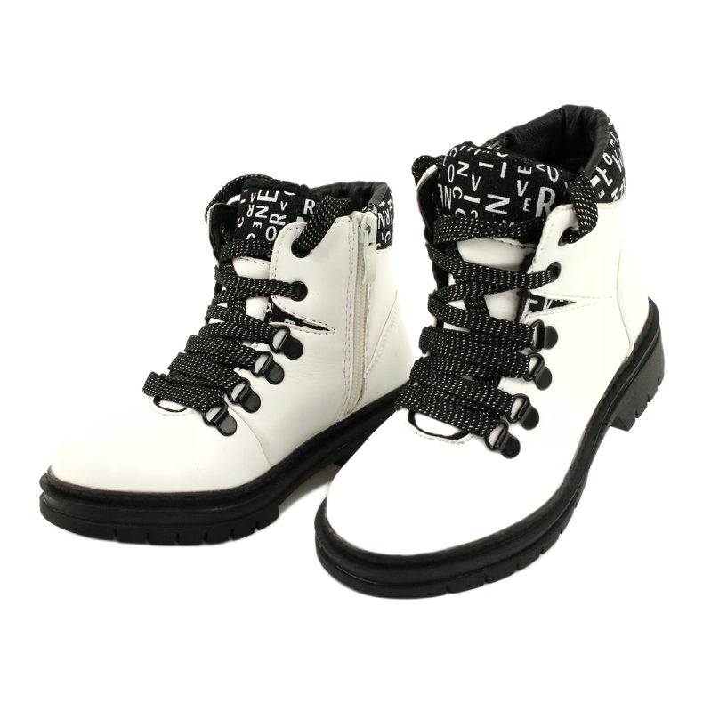 Imprimir Botas brancas na moda Evento 20DZ60-3232 branco preto 2