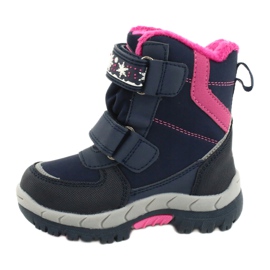 Botas softshell American Club com membrana marinho HL47 / 20 azul marinho rosa 1