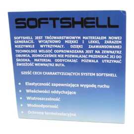 Botas softshell American Club com membrana marinho HL47 / 20 azul marinho rosa 5