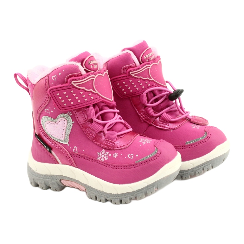 Botas softshell American Club com membrana rosa HL48 / 20 prata 4 Botas softshell American Club com membrana rosa HL48 / 20 prata 4