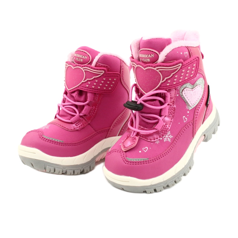 Botas softshell American Club com membrana rosa HL48 / 20 prata 2 Botas softshell American Club com membrana rosa HL48 / 20 prata 2