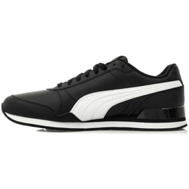 Sapatos masculinos Puma St Runner V2 Full L preto 365277 11 branco 1
