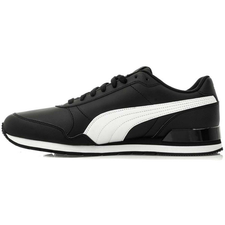 Sapatos masculinos Puma St Runner V2 Full L preto 365277 11 branco 1