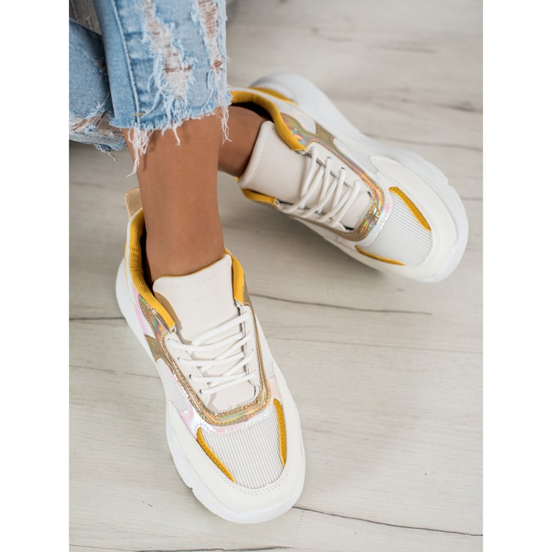 SHELOVET Tênis da moda branco 2