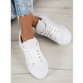 SHELOVET Calçados esportivos confortáveis branco 2