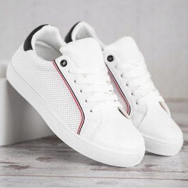 SHELOVET Calçados esportivos confortáveis branco 2