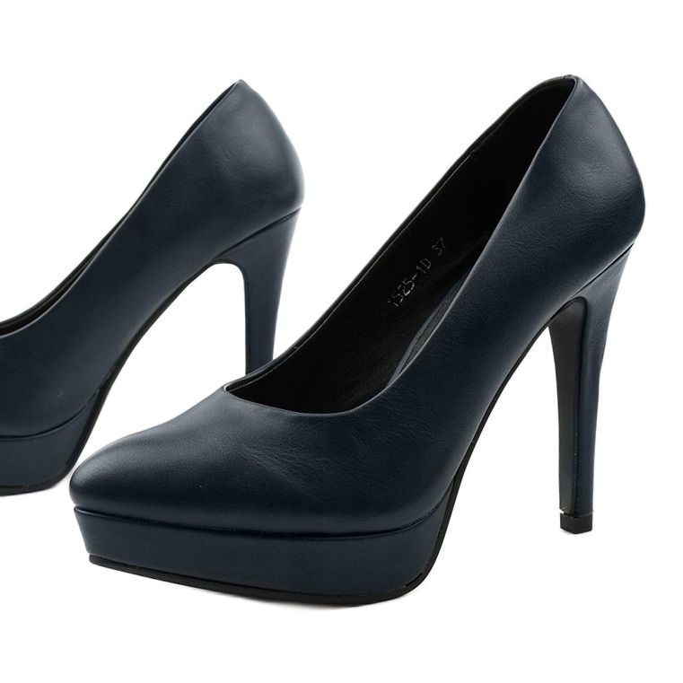 Salto Jynyss azul marinho clássico 1