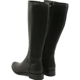 Botas pretas com elástico Arka 7152 preto 2