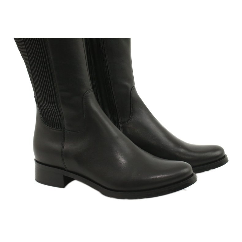 Botas pretas com elástico Arka 7152 preto 4