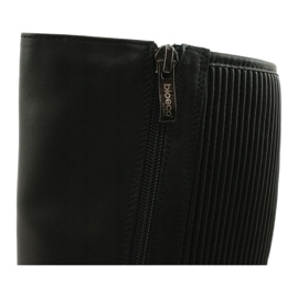 Botas pretas com elástico Arka 7152 preto 6