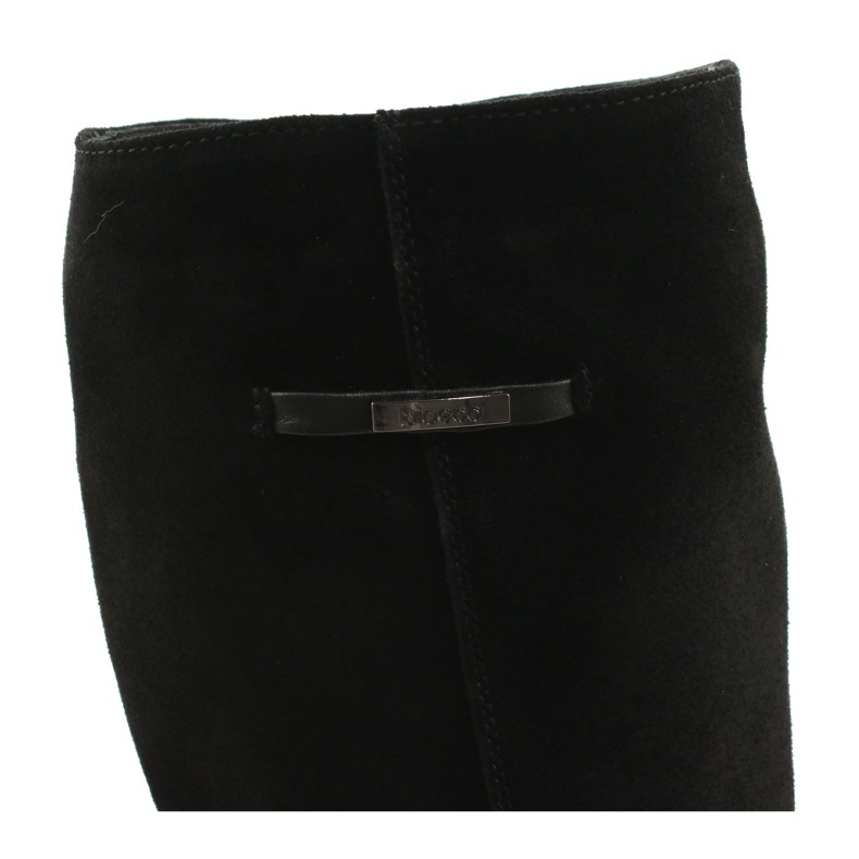 Arka Botas pretas de couro feminino 7217 preto 4