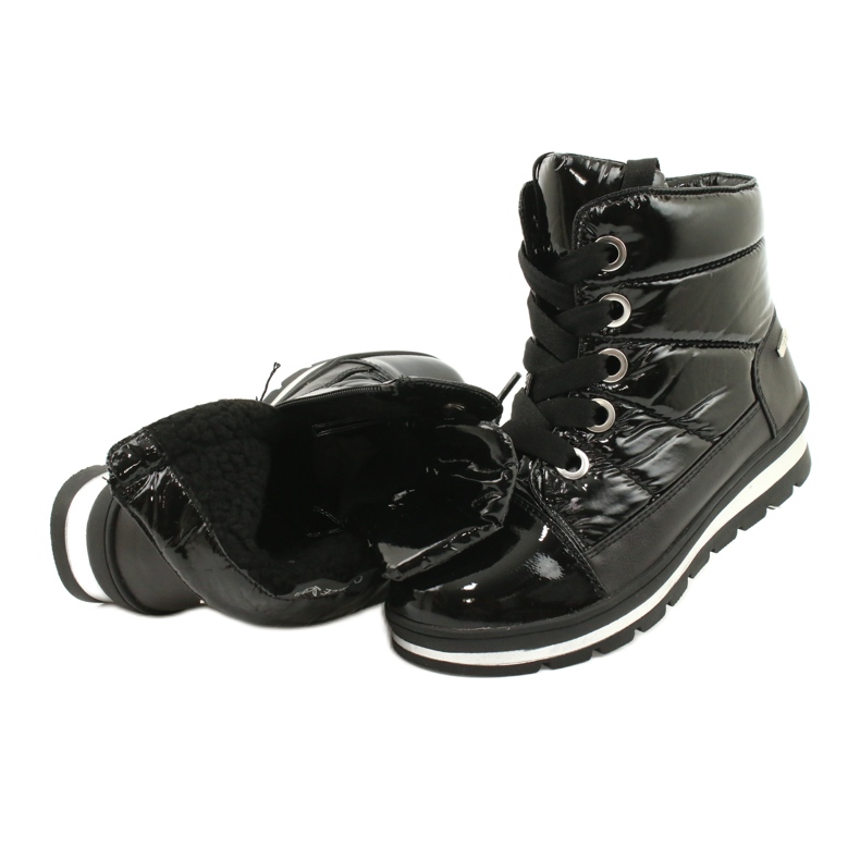 Botas de neve pretas, membrana Caprice 26212-25 019 preto 2