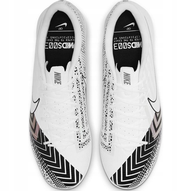 Chuteira Nike Mercurial Vapor 13 Academy Mds Ic CJ1300 110 branco 1