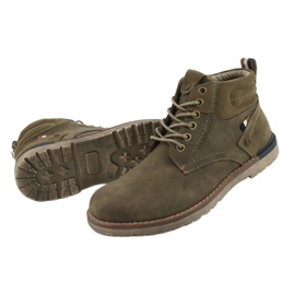 Botas masculinas verde oliva McBraun 20MN29-3131 cáqui 4