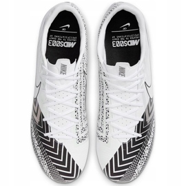 Chuteira Nike Mercurial Vapor 13 Academy Mds FG / MG CJ1292 110 branco branco 1