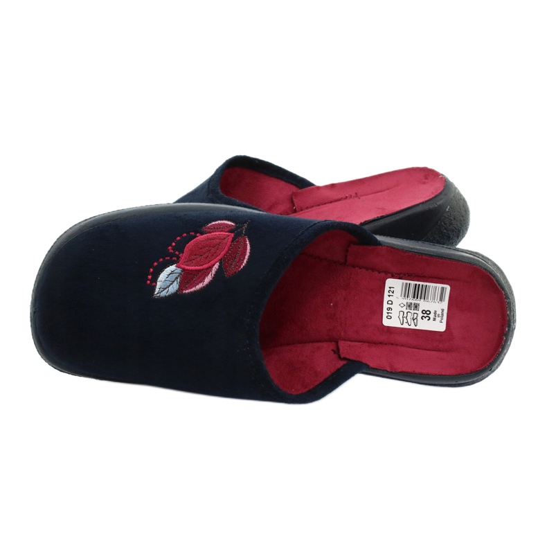 Sapatos femininos Befado pu 019D121 vermelho azul marinho 5