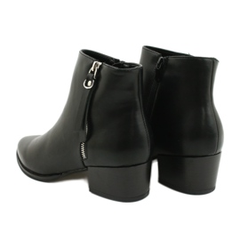 Botas de inverno no zíper Jezzi 20BT35-3028 preto 3
